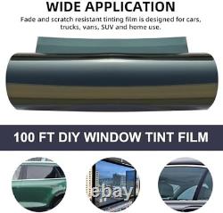 15% VLT Window Film Tint for Home and Car 40 X100Ft Window Privacy Film & 8 X W