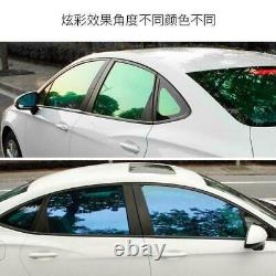 55%/80%VLT Car Home Chameleon Rainbow window Tint film Glass Decor Sticker
