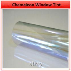 80%VLT Blue Chameleon Window Film Glass Car Nano Ceramic Solar Tint 100cmx10m