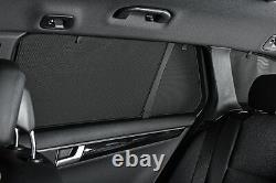 BMW 5 Series 4dr 2010-16 UV CAR SHADE WINDOW SUN BLINDS PRIVACY GLASS TINT BLACK