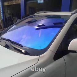 Chameleon Deep Blue Car Front Window Tint Solar Film Protection Scratch Resistan