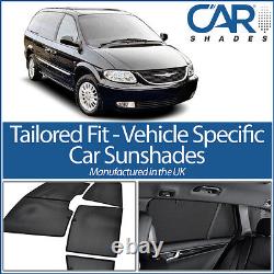 Chrysler Gr Voyager 5dr 01-08 UV CAR SHADES WINDOW SUN BLINDS PRIVACY GLASS TINT