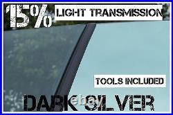 Dark Silver Mirror 85% Darker Car Window Tinting Film 6m X 75cm Tint + Free Kit
