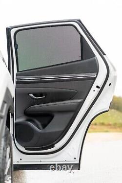 FOR Hyundai Tucson 21+ UV CAR SHADES WINDOW SUN BLINDS PRIVACY GLASS TINT BLACK