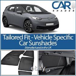 FOR VW ID. 3 5dr 2019+ UV CAR SHADES WINDOW SUN BLINDS PRIVACY GLASS TINT BLACK