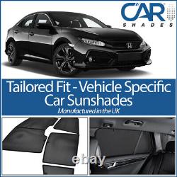 Honda Civic 5dr 2015-2022 CAR SHADES WINDOW SUN BLINDS PRIVACY GLASS TINT BLACK