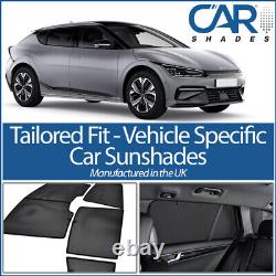 Kia EV6 5dr 2021 UV CAR SHADE WINDOW SUN BLINDS PRIVACY GLASS TINT BLACK UK
