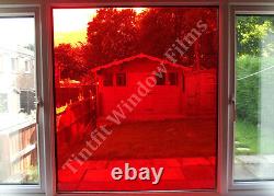 Non Reflective Red 34 One Way Window Tinting Tint Film Car And Building