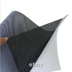 Perforated One Way Vision Window Vinyl Film Fly Eye Wrap Car Print Tint 2 Colors