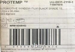 ProTemp Car Darkening Film Black Shade BS15 ABG Series, 15.52m x 30.48m