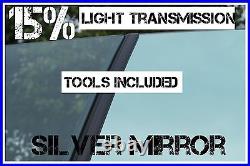 SILVER MIRROR 15% LIGHT TRANSMISSION CAR WINDOW TINTING FILM 3m X 75cm ROLL TINT