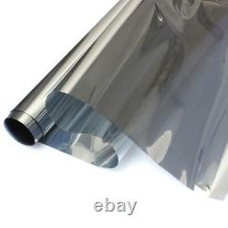 Uncut Roll Window Tint Film 2 Ply Car Dyed Silver Black Reflective Chrome Mirror