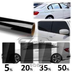 VLT 5% Uncut Roll 20 X 10FT Window Tint Film Charcoal Black Car Glass Office