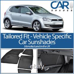 Volkswagen Polo 5dr 2009- UV CAR SHADES WINDOW SUN BLINDS PRIVACY GLASS TINT