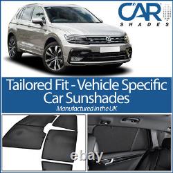 Volkswagen Tiguan 5dr 2016 on UV CAR SHADES WINDOW SUN BLINDS PRIVACY GLASS TINT