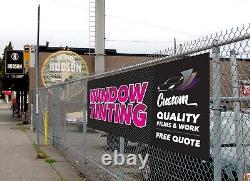 WINDOW TINTING Banner Window Tint Shop Flag Custom Auto Glass Outdoor Sign