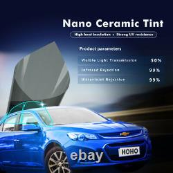 Window Tinting Film Heat Insulation 50%VLT Nano Ceramic Tint Car Home Anti-UV